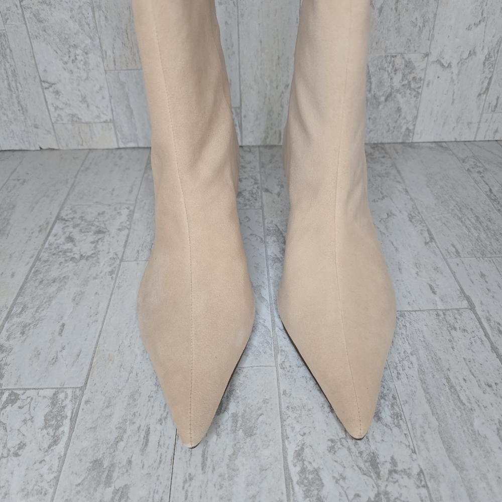 Seychelles Beige Suede Ankle Booties - Picture 7 of 10